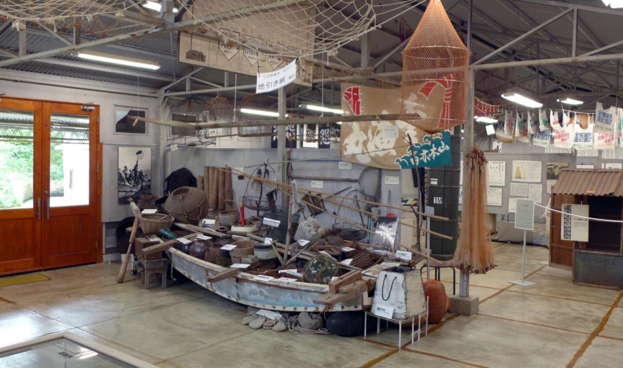 Cảnh quan bên trong bảo tàng lịch sử bệnh Minamata